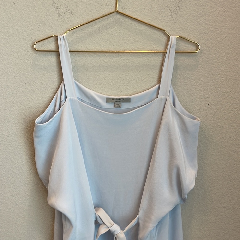 All Saints Rae Cold Shoulder Dress Size Medium - Picture 3 of 10